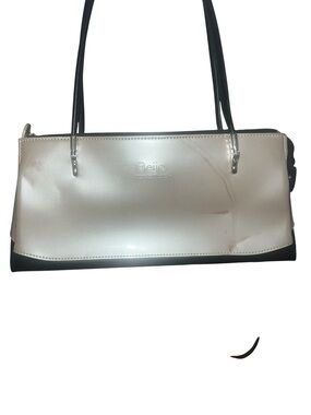Vintage Beijo "The Uptown" Metallic Silver & Black Y2K Shoulder Bag